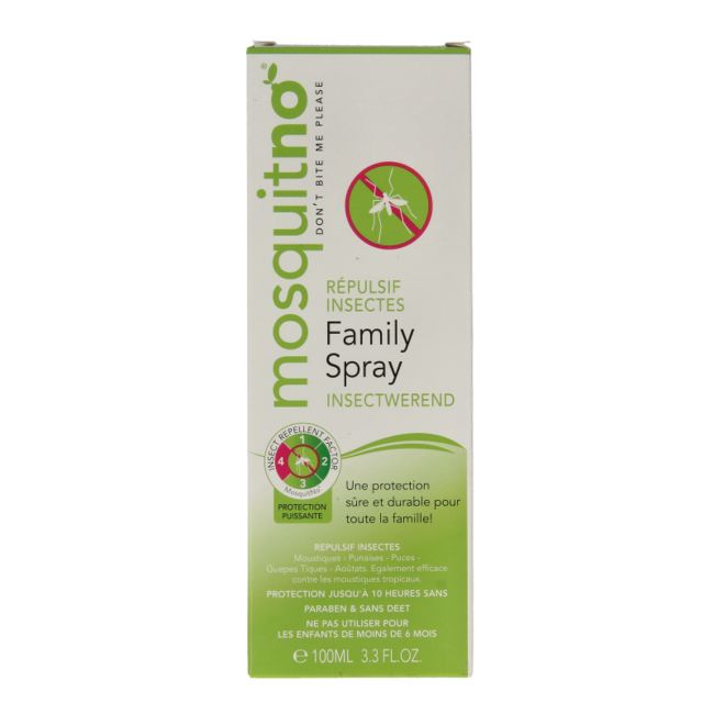 Mosquitno Spray repelente de insectos para toda la familia 100 ml
