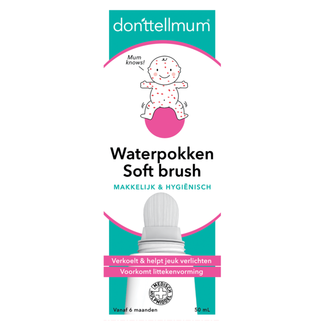 Donttellmum Pennello morbido per Varicella 50 Millilitri