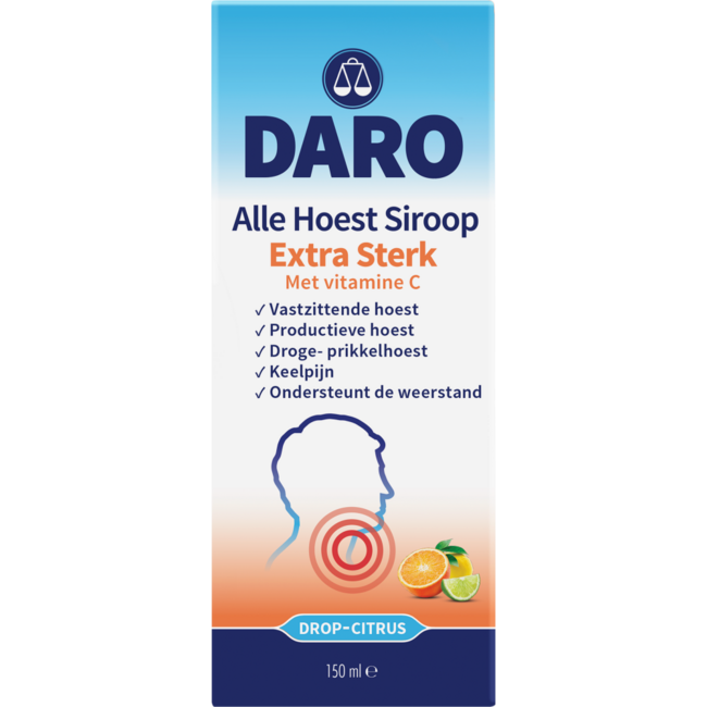 Sirop contre toutes les toux extra fort avec vitamine C 150 ml
