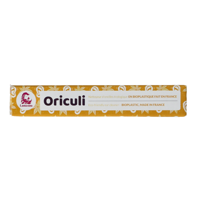 Lamazuna Oriculi de bioplástico amarillo 1 unidad