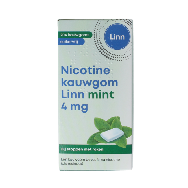 Nikotinkaugummi 4 mg Minze 204 Stück
