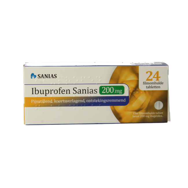 Sanias Ibuprofeno 200 mg, 24 comprimidos