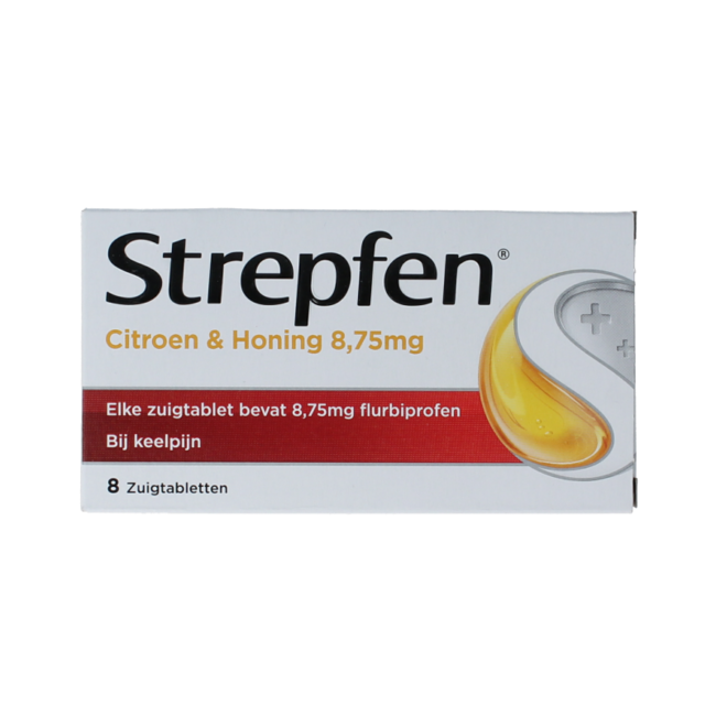 Strepfen Cytryna i Miód 8 Pastylek do ssania