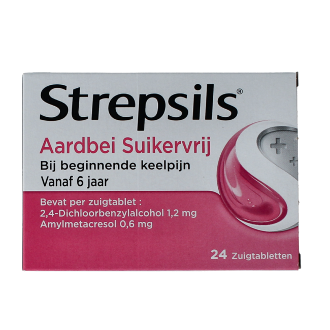 Zuckerfreie Erdbeere 24 Lutschtabletten