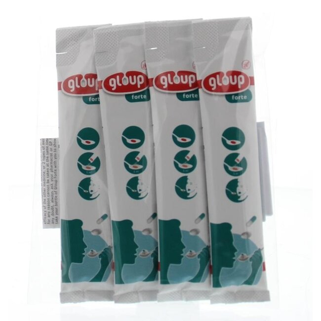 Gloup Forte Vanilla Stickpacks 4 Pack