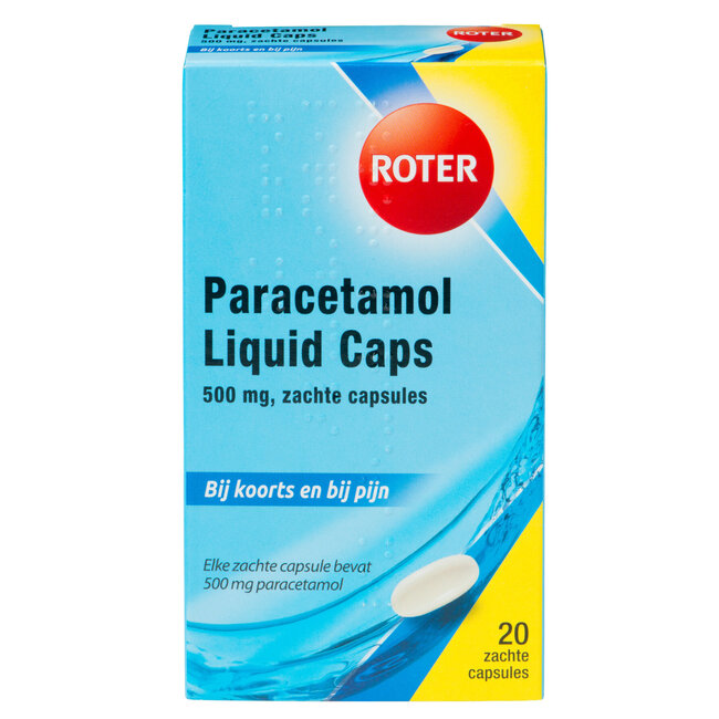 Roter Paracetamol 500 mg 20 Licaps