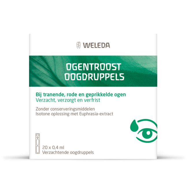 Weleda Ogentroost oogdruppels 0.4ml 20 Ampullen