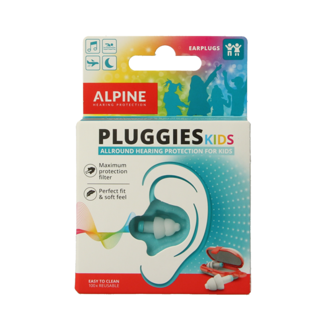 Alpine Pluggies Kids zatyczki do uszu 1 Para