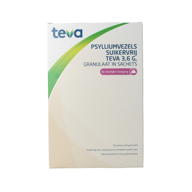 Teva Psylliumfasern Granulat zuckerfrei 60 Beutel