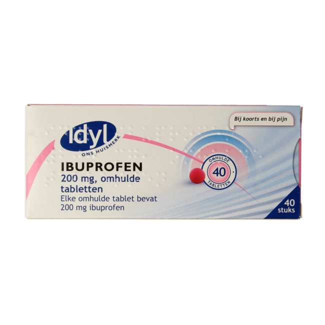 Idyl Ibuprofen 200mg sugar-free 40 Tablets