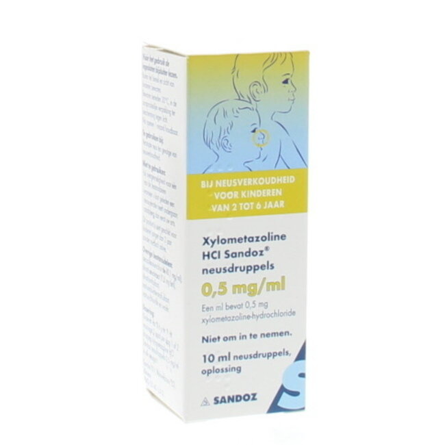 Sandoz Xilometazolina 0,5 mg/ml gocce 10 Millilitri