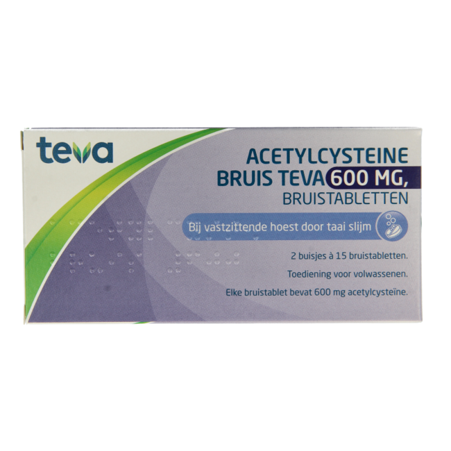 Acétylcystéine 600 mg 30 comprimés effervescents