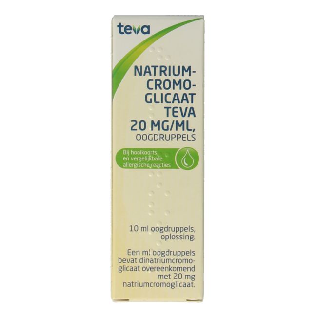 Teva Kromoglikan sodu 20 mg krople do oczu 10 mililitrów