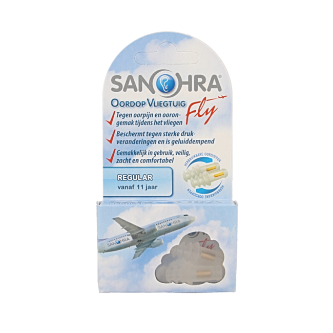 Sanohra Ohrstöpsel Flugzeug Regular Erwachsene 1 Paar