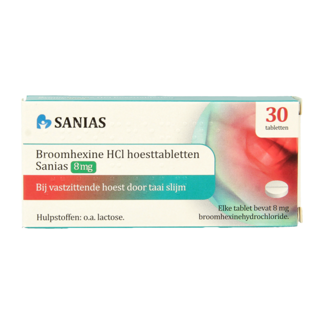 Bromhexina 8 mg 30 comprimidos