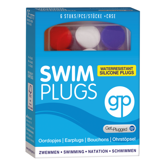 Tappi per Nuoto Get Plugged (3 Paia)