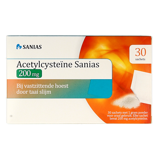 Sanias Acetilcisteína 200 mg 30 sobres