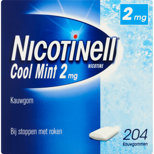 Kaugummi Cool Mint 2 mg 204 Stück