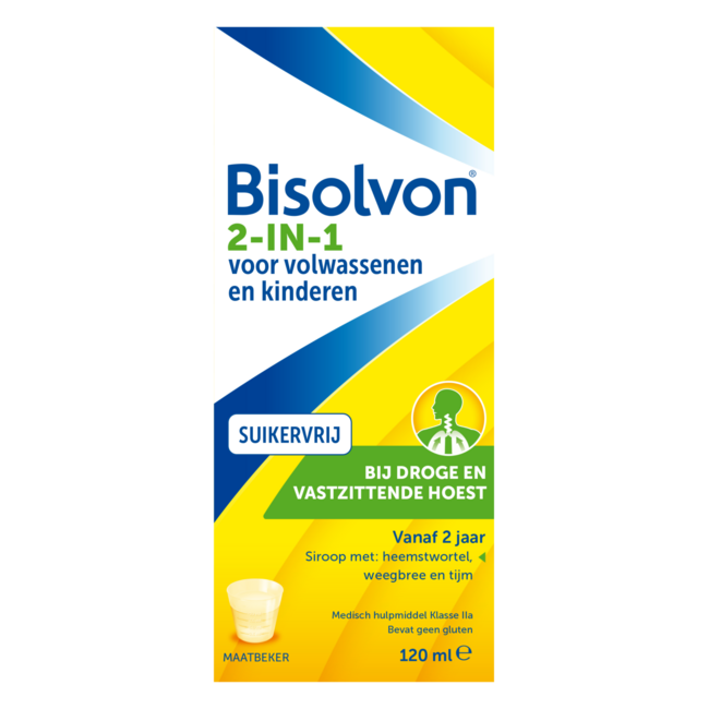 Syrop 2 w 1 bez cukru 120 Mililitrów