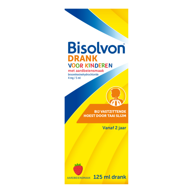 Strawberry-flavoured cough syrup for children 125ml