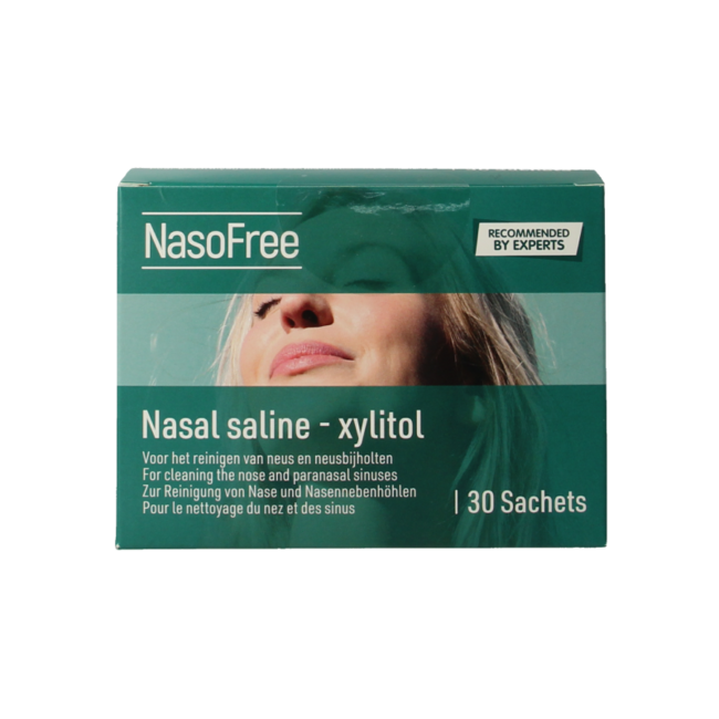 NasoFree Nasenspülsalz 6,5 g Xylitol 30 Stück