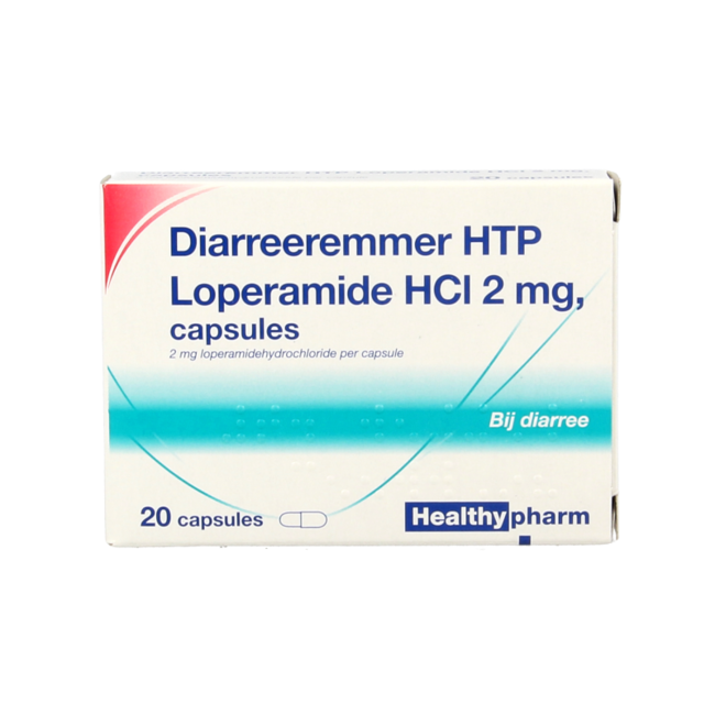 Loperamida 2 mg antidiarreico, 20 cápsulas