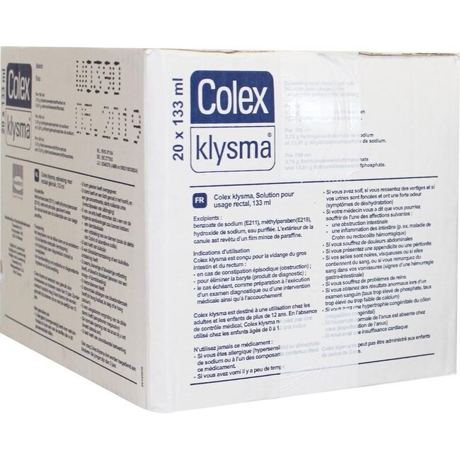 Klysma 133ml 20 Unidades