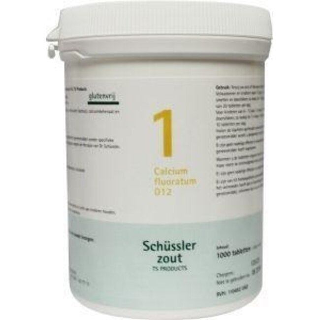 Pflüger Calcium fluoratum 1 D12 Schussler 1000 Tabletten