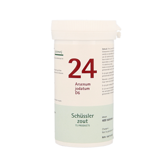 Pflüger Arsenum jodatum 24 D6 Schussler 400 Tabletten