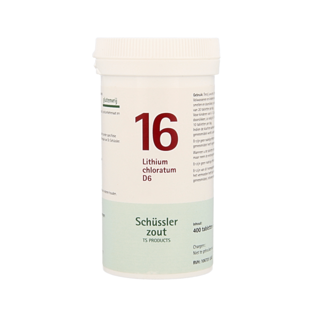 Lithium chloratum 16 D6 Schussler 400 Tabletek