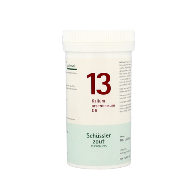 Pflüger Kalium arsenicosum 13 D6 Schussler 400 Compresse