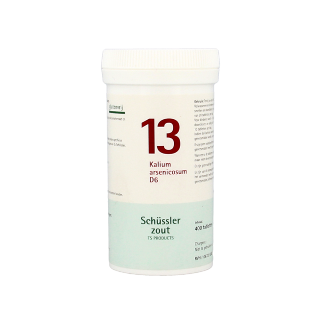 Pflüger Kalium arsenicosum 13 D6 Schussler 400 Tabletten