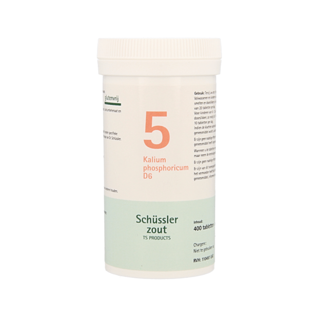Kalium phosphoricum 5 D6 Schussler 400 comprimidos