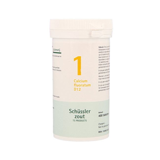 Calcium fluoratum 1 D12 Schussler 400 comprimidos