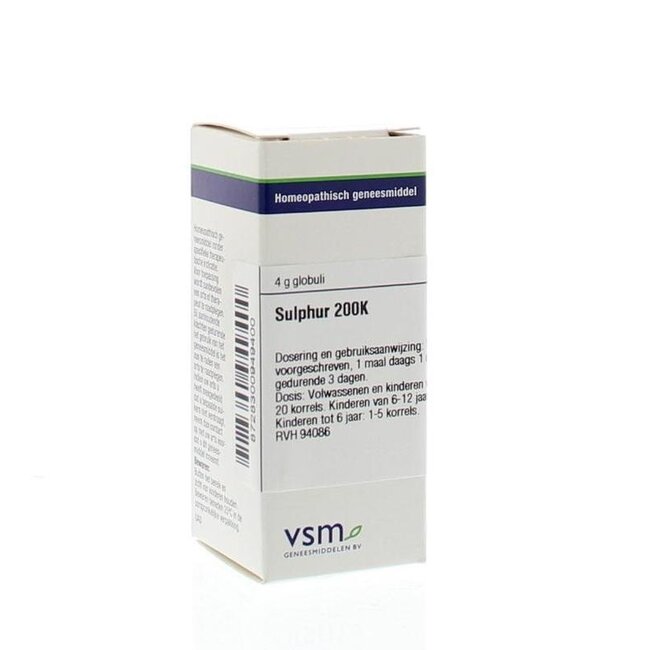 VSM Sulphur 200K 4 g