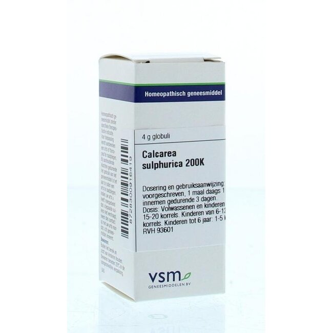 VSM Calcarea sulphurica 200K 4 grammes