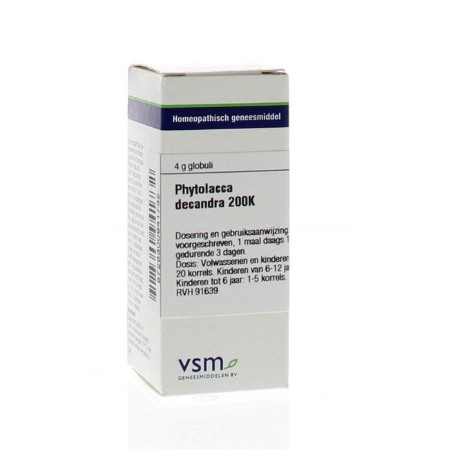 VSM Phytolacca decandra 200K 4 gramos