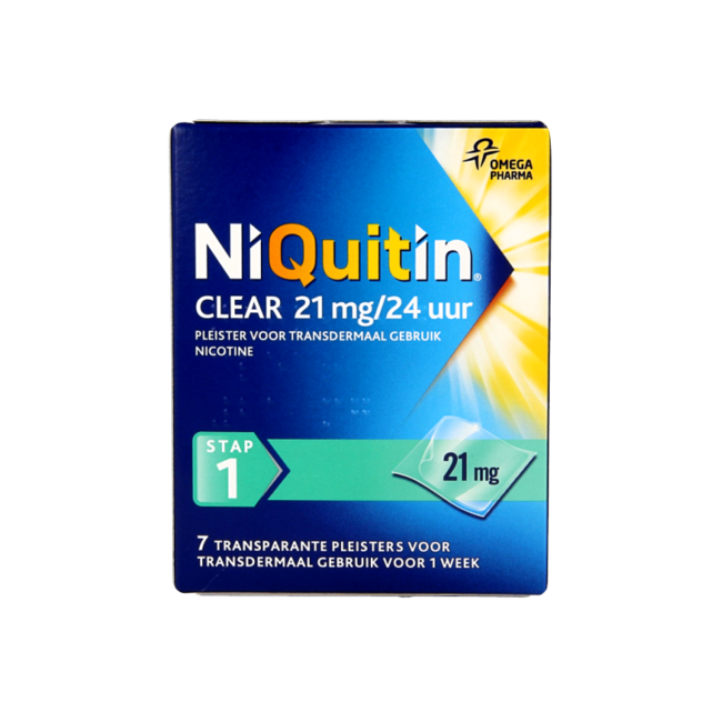 NiQuitin Clear 21 mg/24 Stunden (7 Stück)