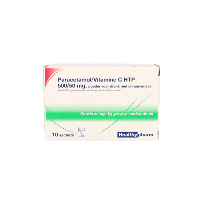 Healthypharm Paracetamol i witamina C 10 saszetek