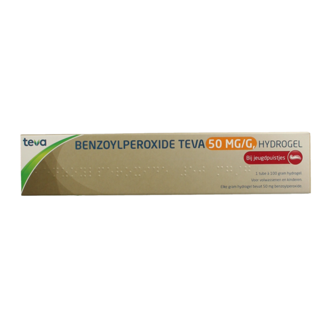 Teva Benzoyl Peroxide 5% Hydrogel 100g