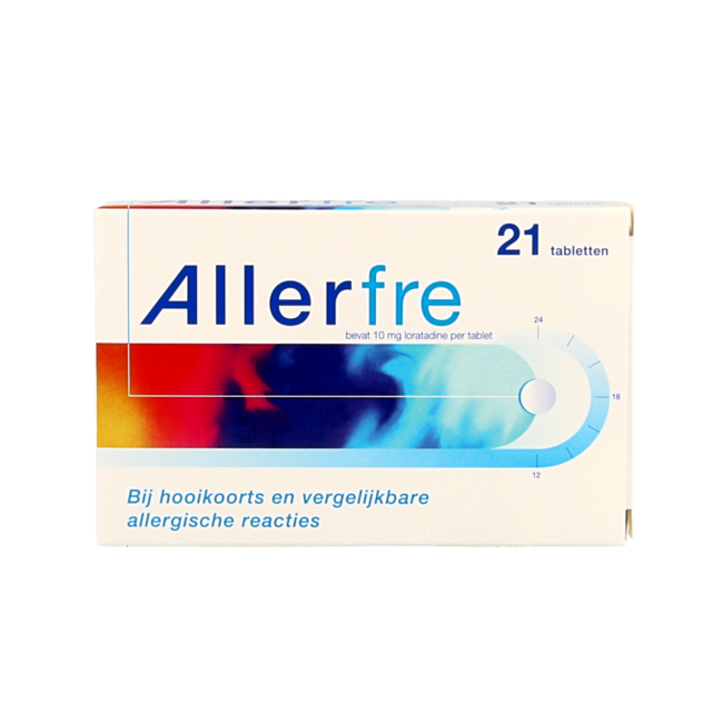 Allerfre Loratadyna 10 mg 21 Tabletek