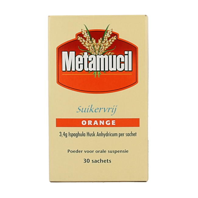 Metamucil pomarańczowy bez cukru 30 Saszetek