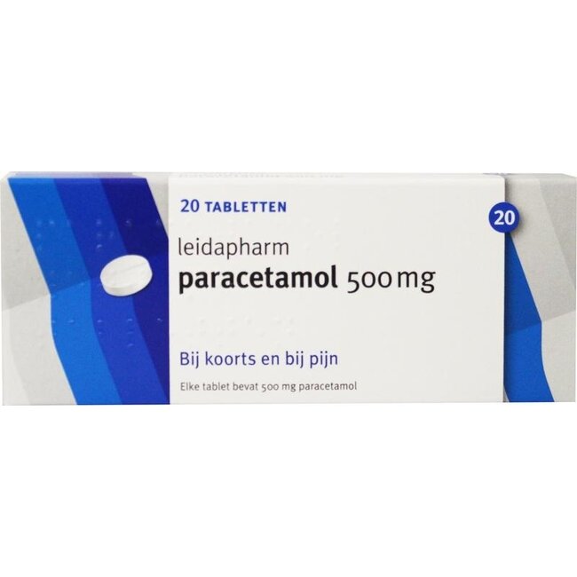 Paracetamol 500 mg, 20 tabletek
