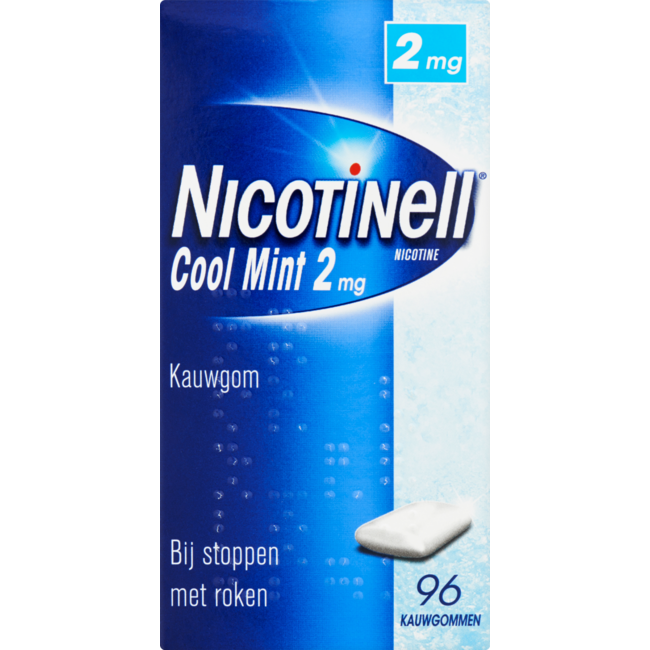 Chicle Cool Mint 2 mg 96 unidades