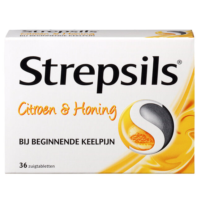 Strepsils Limone e Miele 36 Pastiglie da Succhiare