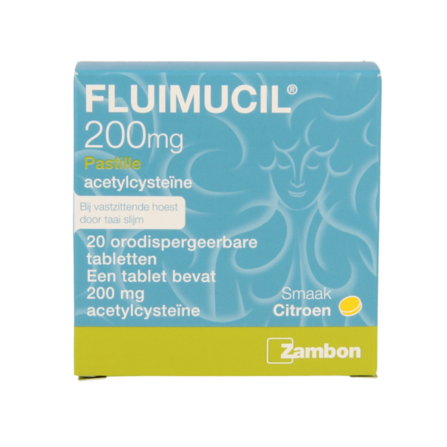Fluimucil 200 mg 20 Pastillas