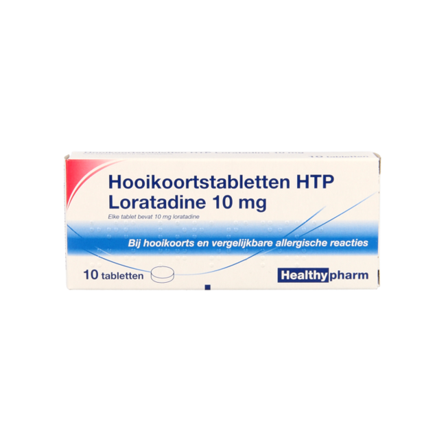 Healthypharm Loratadine hay fever tablets, 10 tablets