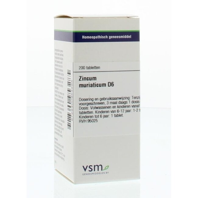 VSM Zincum muriaticum D6 200 Tabletek