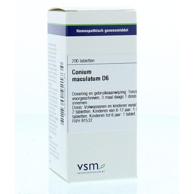 VSM Conium maculatum D6 200 comprimés