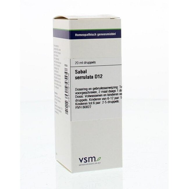 VSM Sabal serrulata D12 20 Milliliter